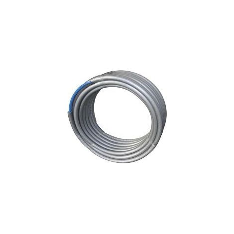 Tube PER prégainé pré-isolé - Ø 16 X 20 - couleur de la gaine : Rouge - Lg de la couronne : 50 mètres