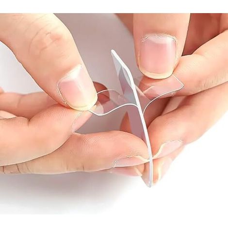180 Pcs Ruban Adhésif Double Face Multifonctionnel, Ruban adhésif extra fort et réutilisable transparent lavable Nano Tape Fixation de divers objets dans Voitures, Cuisine, Domicile ou Bureau (1/5)