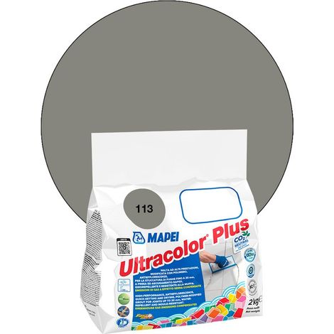 Joint de carrelage ULTRACOLOR PLUS MAPEI  113 Gris ciment - 2 Kg
