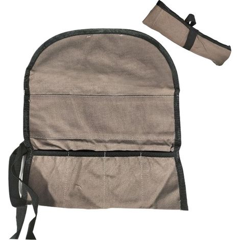 Sac À Outils Enroulable Sac à Outils Enroulable pour Charpentier Poche d'Organisation à Accès Rapide et Porte-Outils Multi-Poches pour Projets de Loisirs Créatifs, Bricolage, Plomberie et (1/4)