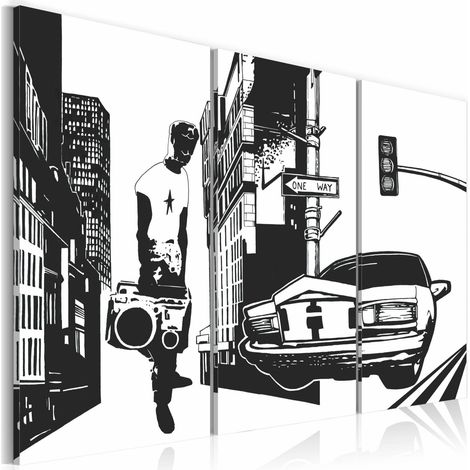 Tableau aisance urbaine - 120 x 80 cm (1/4)