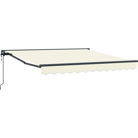 Maison Exclusive - Struttura della tenda Crema 350 x 250 cm