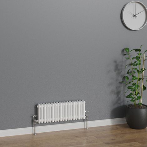 WarmeHaus Traditional Radiator White Triple Column 300x832mm (1/5)