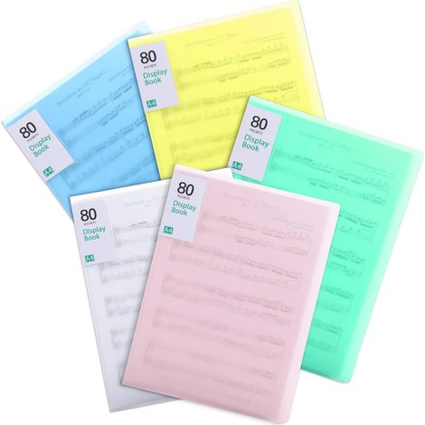 Carpeta para espacios creativos, carpeta de presentación para portafolios, lomo personalizable, funda semitransparente para archivos, papel antirreflejos libre de ácido.