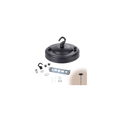 Cache Fil pour Lustre, Rosace Plafond, Rosace Lampe Plafond Avec Accessoire, 1 Trou de Câblage Auvent de Plafond, Crochet de Plaque de Plafond