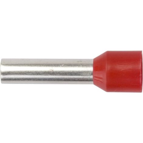 Isolierte Kabelendhülse TI 10mm2/18mm rot verzinnt TI10L18 /100 Stück/
