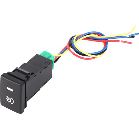 Interrupteur à bouton de commande des feux antibrouillard avec câble de 33 mm, compatible avec Camry/YARIS/Highlander/PRIUS/LEVIN (1/5)