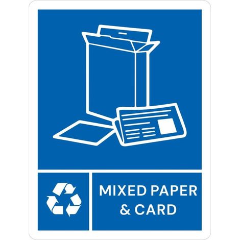 Étiquette adhésive de poubelle Slim papier et carton - JANTEX (1/5)