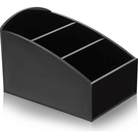 Boîte à sachets de thé d'hôtel, porte-sachets de sucre de bureau, porte-sachets de thé de comptoir, organisateur de bar à café-12.5X8.5X9CM-Black