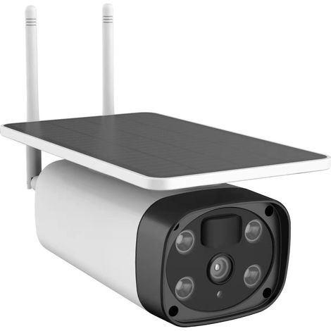 Cámara Bullet Solar Wi-Fi 2MP Tuya Smart App 3.6 mm