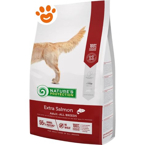 Natures Protection Dog Dentox Adult All Breed Extra Salmone - Sacco 12 Kg -