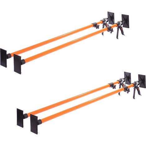 Vaunt Telescopic Drywall Support Bars X4 Poles 2895mm 30kg Max Load V1453001