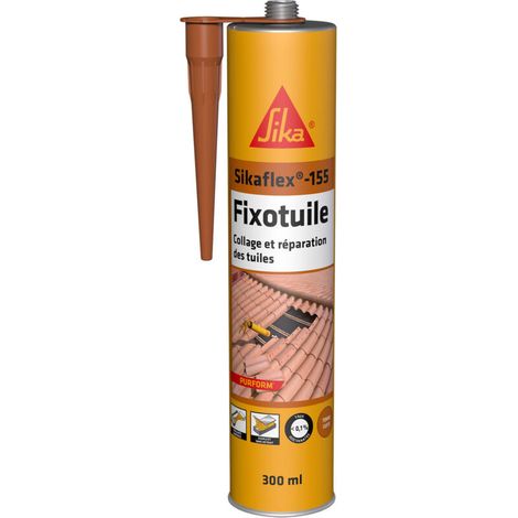 – Mastic-colle souple pour tuiles terre cuite – Recharge 400ml – Polymérisation rapide – Adhère sur la plupart des matériaux (1/2)