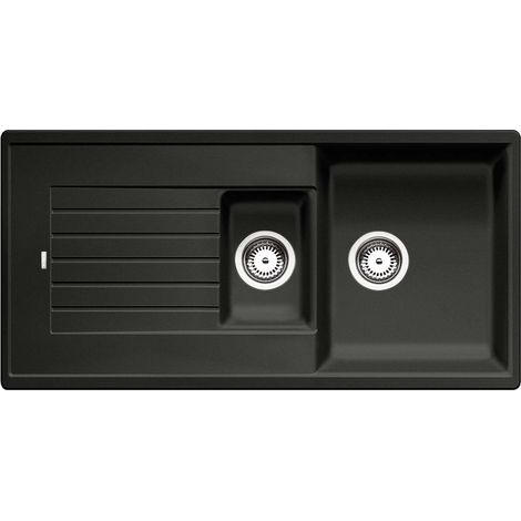 Blanco Zia 6 - Lavello in silgranit, 100x50 cm, nero 526021