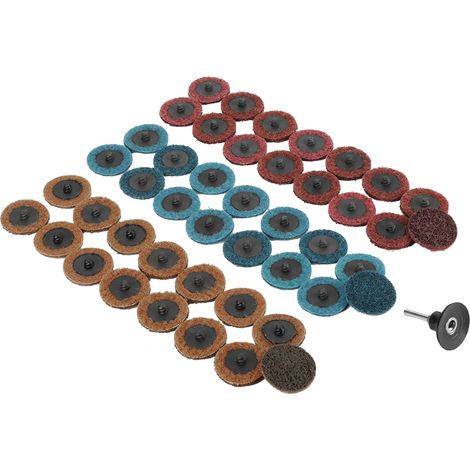 Disco abrasivo RASTKY grana 180/320/400, disco lamellare, mola lucidante per smerigliatrice angolare da 50 mm, elevata elasticità, economico e pratico, 45 pezzi rosso giallo blu, materiale grana