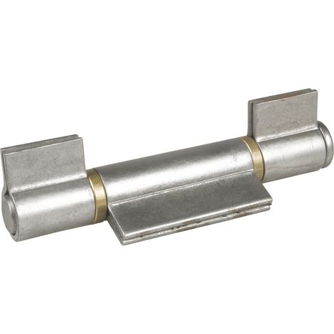 Anschweißband 3-teilig  I-Lappen, Stift 20 mm, Stahl blank (1/3)