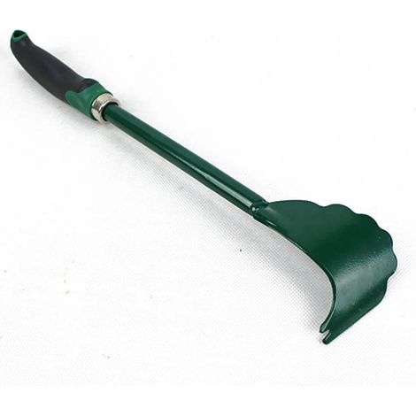 (Vert) Grattoir de nettoyage pour tondeuse à gazon, outil de nettoyage de jardin, robuste et résistant à la rouille, poignée ergonomique, gratte rapidement l'herbe et les débris (1/5)