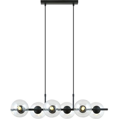 Lámpara colgante Armaro Transparente (6 luces)