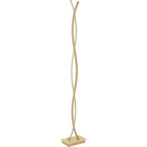Lampe sur pied LED à l’aspect bois Lasana 4 143 cm - 901107