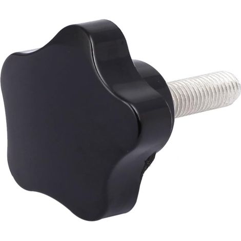 M8 x 30 mm Mâle Gewinde 36mm Durchmesser Bakelit Knöpfe Griff Werkzeugmaschine Schwarz (a975091cf6c6 (1/2)