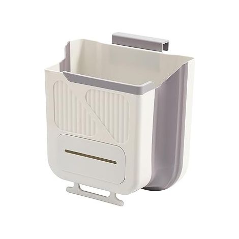 Hanging Trash Can - Kitchen Hanging Trash Can - Foldable Trash Can for Car, Cabinet Door, Camping, Office and Bedroom (1/5)