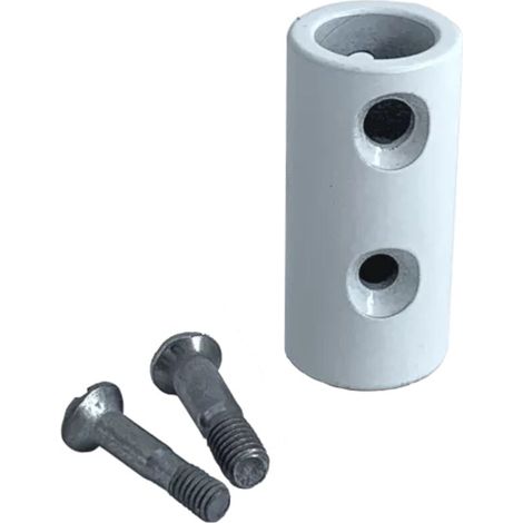 Manchon Ø12,2mm d'un côté et Ø10,1mm de l'autre pour le montage de manivelle ou de crochet sans perçage Volet Roulant Accessoire Cardan Liaison Sotre Fenêtre Ouverture Fermeture Adaptateur (1/2)