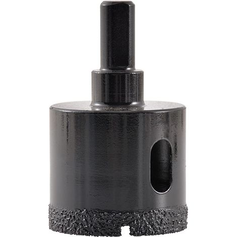 40mm Brazed Core Diamond Hole Saw Drill Bit Hollow Hole Cutter for Glass, Porcelain, Tile, Marble, Ceramic, Granite (1/5)