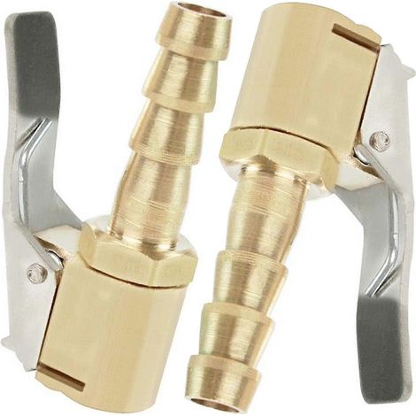 Embout de gonflage à disque, embout de gonflage pour pneus de voiture, embout de gonflage avec clip, raccord de valve de gonflage, 8 mm (1/5)
