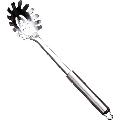 Cuillère À Pâtes - Fourchette À Pâtes En Acier Inoxydable - Résistante À La Chaleur Et Lavable Au Lave-Vaisselle - 1 Pièce