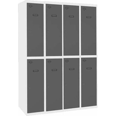 Taquilla 1800x1200x500 SIMONLOCKER PROFESIONAL TANDEM 4/8 300 (1200) BL/AN marca SIMONRACK