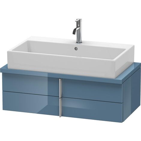 VERO mobile basso consolle 285x900x448mm pietra lucida blu