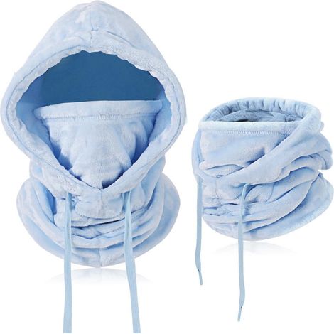 Cagoule polaire chaude unisexe réglable pour homme et femme (1/5)