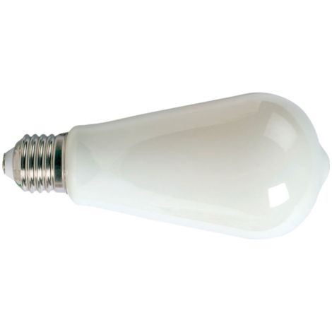 Bombilla con filamento LED pera opal DUOLEC E27 luz cálida 8W - (1/2)