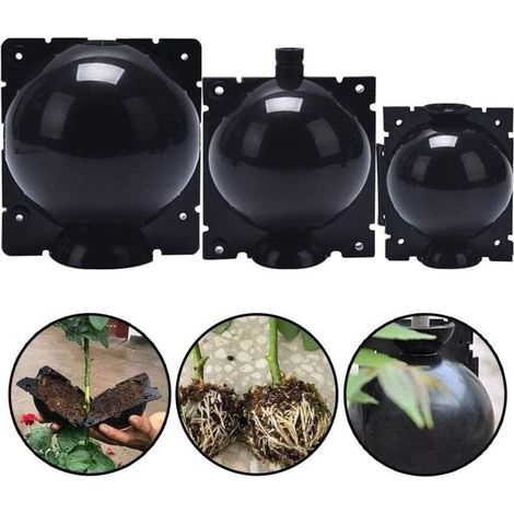 Boules de racines noires pour arbres, méthode d'enracinement améliorée, propagateur de racines réutilisable, kit de greffage haute pression pour arbres et fleurs (15 pièces) – RAPANDA (1/5)