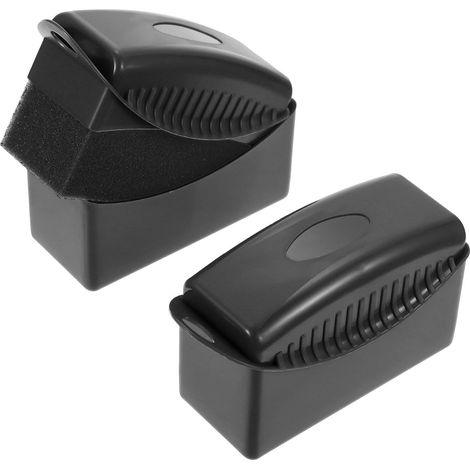 2 Pièces Brosse à Cirer pour Voiture, Éponge PP Noire (1/5)