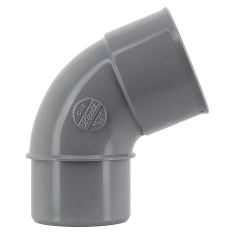 Coude PVC Vidange 90° Mâle Femelle ∅50