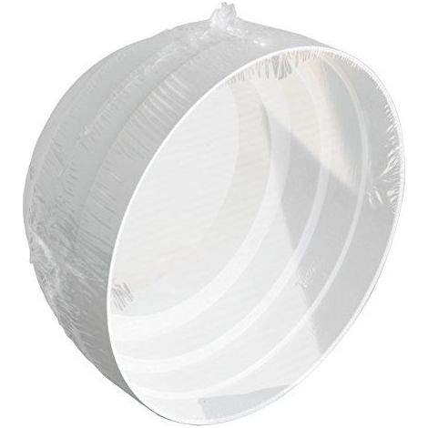 La ventilation crc96b Cone de reduction M/F ABS pour tuyau pas bicchierato, blanc, 96.75/113.5/123/128 mm