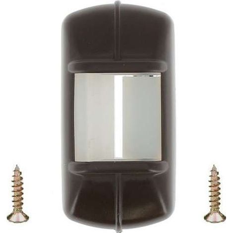Guide sangle largeur 12 à 15mm de volet roulant avec cache PVC marron fixation horizontale à visser entraxe 30mm Accessoire Rouleau Enroulement Fixation Fenêtre Store Finition (1/5)