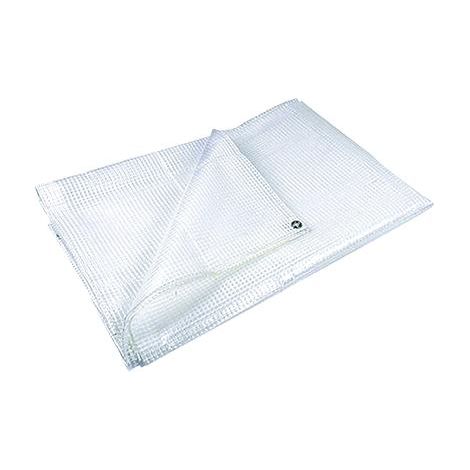Telone Telo Copertura Retinato Con Occhielli Mt.  3X6 Colore Bianco