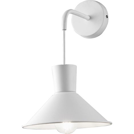 Applique D22 cm ELIO in metallo verniciato Bianco (1/2)