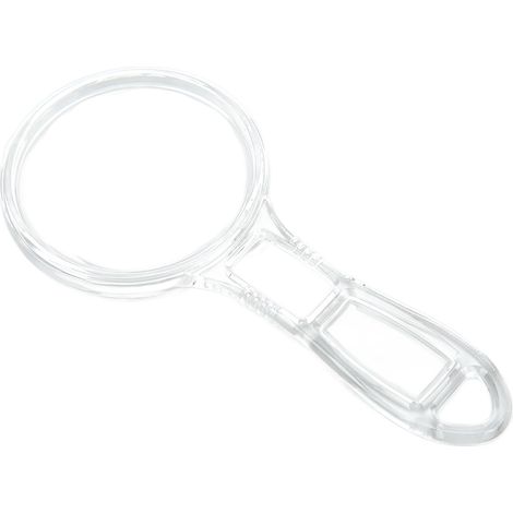 Mini loupe transparente, compacte, portable et durable, offrant une vision claire à porter en intérieur et en extérieur. (1/5)