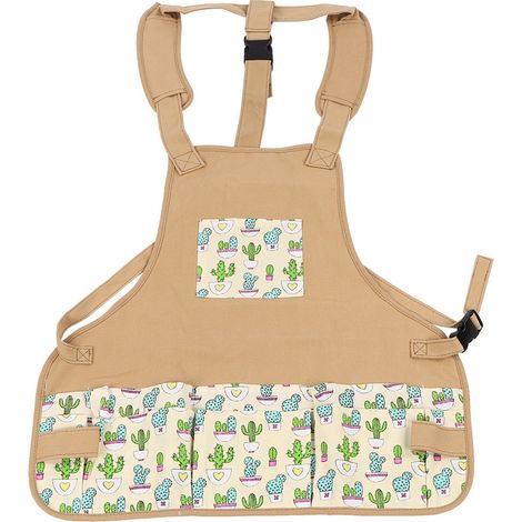 Tablier anti-salissures, rangement pour ustensiles de cuisine avec poches, accessoire pour barbecue. (1/5)