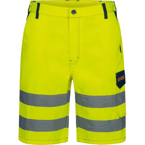 Gr .64 JESSEN WARNSCHUTZ-SHORTS gelb JESSEN HIGH VISIBILITY SHORTS (1/3)