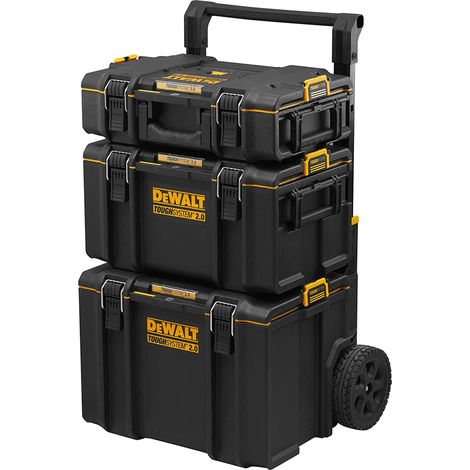 DEWALT TOUGHSYSTEM Tornio su ruote 2 set + cassetta portautensili mobile - DWST83402-1