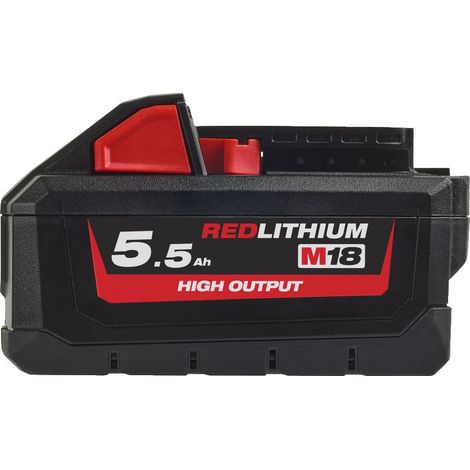 Batteria M18 HB5.5 5.5Ah Milwaukee 4932464712 High Output (1/2)