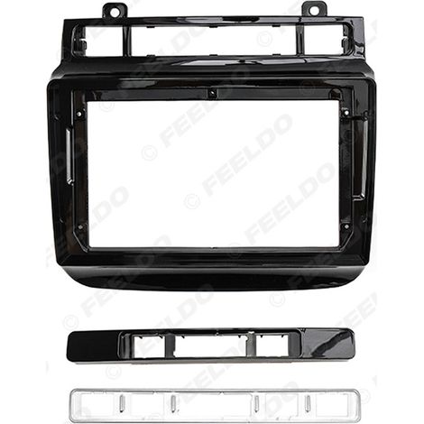 Compatible with the Volkswagen Touareg (2011-2017) audio system upgrade frame, the Android navigation panel frame, and the 9-inch large screen device frame. (1/5)