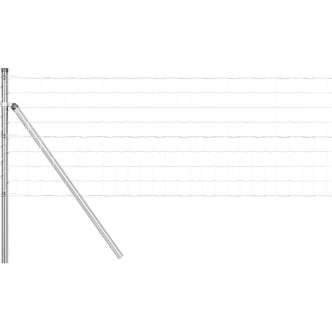 Maison Exclusive - Ground Fix Geschweißter Drahtzaun 50 x 0,6 m (