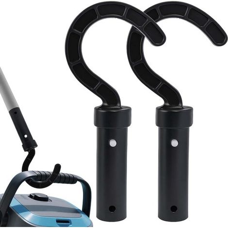 Gancho para robot de piscina，Juego de 2 piezas，para todos los robots，accesorio para pértigas extensibles，gancho de limpieza de piscinas (1/5)