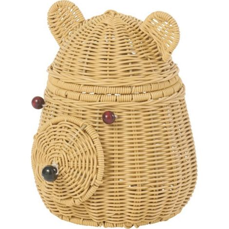 Panier ours synthétique naturel - Naturel (1/5)