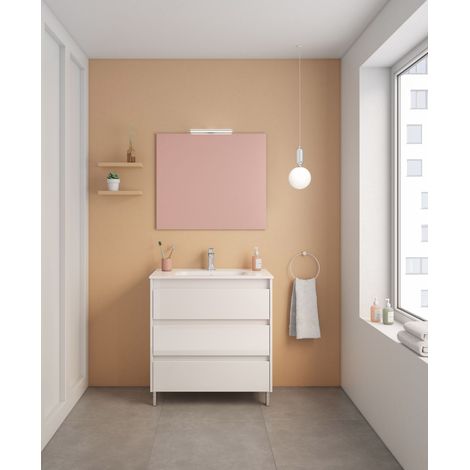 ROYO SANSA Mueble de Baño con Lavabo 3 Cajones Fumé Arenado - Medida: 80 cms - ref: C0072516 (1/5)